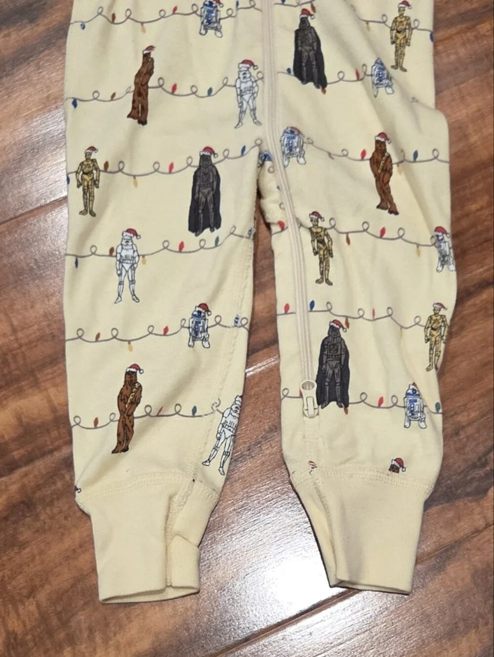 Hanna Andersson EUC 18-24 Star Wars Holiday One-piece Pj Romper